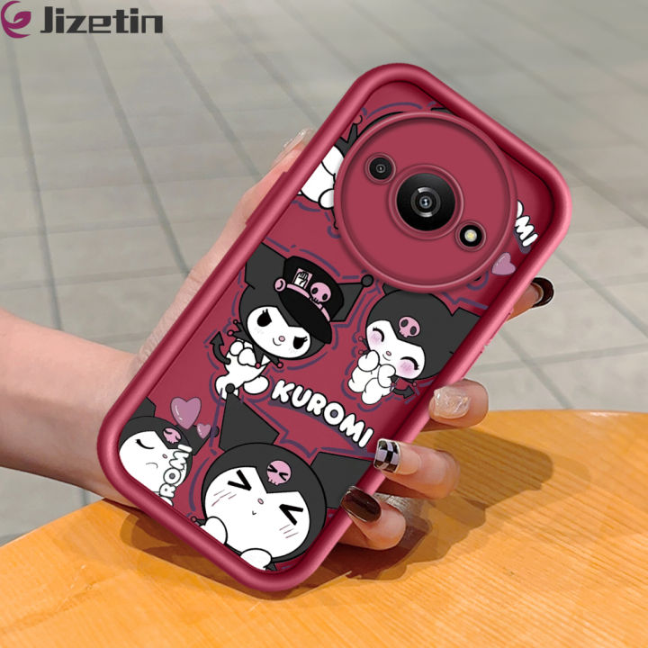 Jizetin%20for%20Redmi%20A3%20A3x%20Back%20Cover%20Shy%20Kuromi%20Ladder%20Camera%20Soft%20Rubber%20Mobile%20Phone%20Case%20-%20Image%202