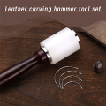 Leather Mallet Hammer Leather Carving Hammer for Leather Craft DIY Engraving Punching Stamping. 
