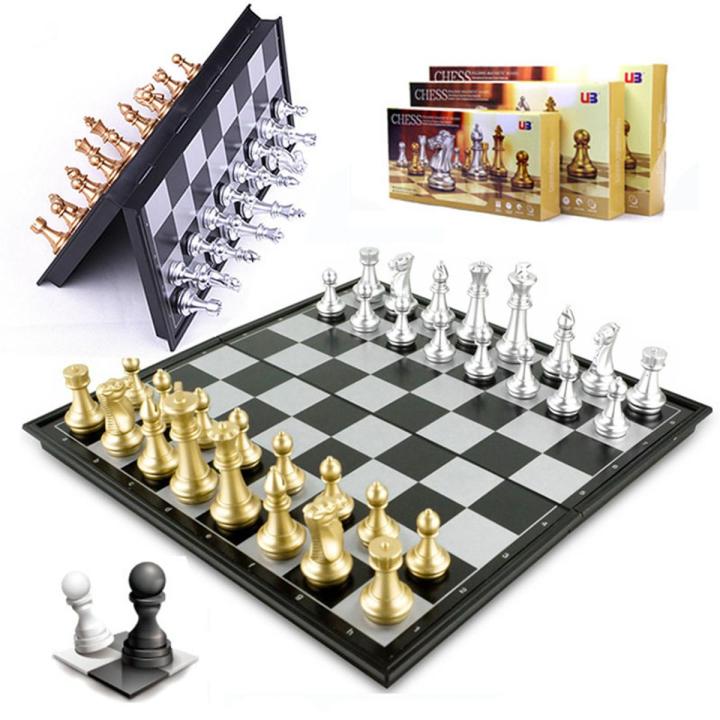 Chess Board - Magnetic & Folding-4912-A - Fitness Mart