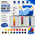 Marie’s Acrylic Paint Set 18 Colors × 12ml Tubes Professional Artist Painting Colors.