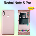 Xiaomi redmi note 5 pro এর জন্য ব্যাকশেল রিপ্লেসমেন্ট ব্যাক ব্যাটারি কভার xiaomi redmi note 5 pro ব্যাক রিয়ার গ্লাস কেসের জন্য-ক্যামেরা-ফোন ব্যাক কভার (Back Case Cover For Smartphone). 