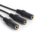 1/2 Pcs 32cm Y Splitter Cable 3.5 mm 1 Male to 3 Female Audio Cable for Earphone Headset. 