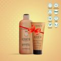 FARMASI KERATIN THERAPY DAMAGE REPAIRING SHAMPOO with Hair Mask. 