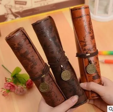 Vintage%20Pirate%20Compass%20Pocket%20Map%20Roll%20Pen%20Pencil%20Leather%20Case%20Pouch%20Caribbean%20Bag%20-%20Image%208