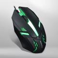 USB Optical Wired Gaming Mouse With RGB Colourful Rainbow LED FOC Mousepad. 