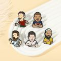Soccer Star Enamel Pin Cartoon Player Jersey Brooch Custom Bag Lapel Badge Athlete Jewelry Gift for Fans Friends. 