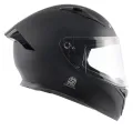 Bolt Bunny Matt Black full face helmet with dual certification.. 