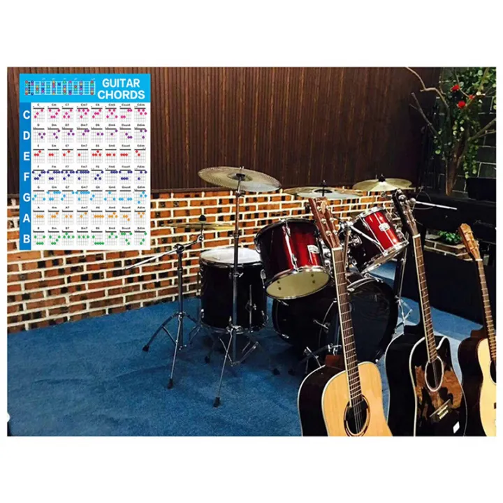 JDXHLAU%202X%20Acoustic%20Guitar%20Practice%20Chords%20Scale%20Chart%20Guitar%20Chord%20Fingering%20Diagram%20Lessons%20Music%20for%20Guitar%20Beginner,S%20-%20Image%203
