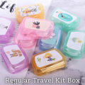 Contact Lens case for Travel Kit Box with Mirror kit4 Contact Lens Case Travel Fashionable Case kit for 1 Set Contract Lens. #KIt4.