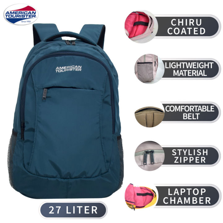 American%20Tourister%20Compact%20Bag%20College%20Backpack%20Fashionable%20Unisex%20Backpack%20With%20Laptop%20Chamber%2027L%20-%20Image%202