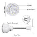 Compact Body Sensor Night Light Easy Install -Efficient Bright Parking Lot Sensor Light White Garden Sensor Light for Home.