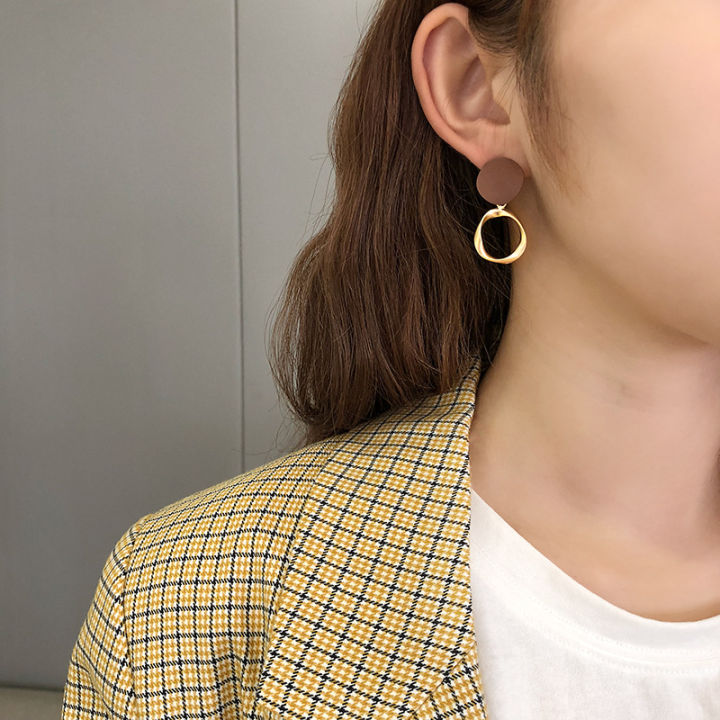 Vintage%20Hikaw%20Silver%20Earrings%20for%20Piercing%20S925%202021%20Trend%20Fashion%20Gold%20Big%20Hoop%20Earrings%20for%20Women%20Vintage%20Bohemian%20Punk%20Pendants%20Tassel%20Earrings%20Jewelry%20Set%20-%20Image%205