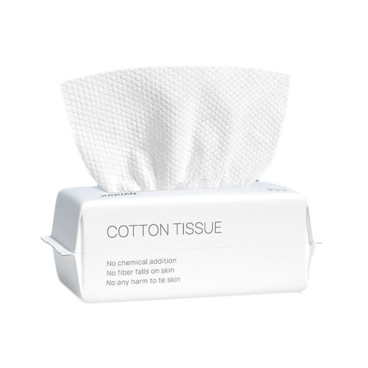 【Best-Selling】 100Pcs Comfortable Soft Disposable Towel Thickened Wet and Dry Cotton Tissue Facial Tissue Skin-Friendly Cleanning Towel Travel