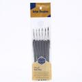 Keep Smiling 6 Pcs Liner Brush Set Fine Detailing Paint Brushes for Acrylic, Watercolor & Miniature Painting.