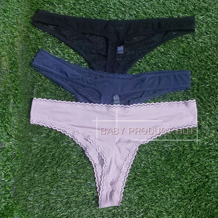 Thong panty for woman (random color) 1 pcs