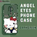 Jizetin for OPPO Reno 2 Back Cover Sweet Kitty Lens Full Protection Frame Phone Case Soft TPU Shockproof Mobile Phone Cases.
