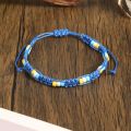 Bohemian Colored Beads Spaced Hand-woven Bracelet Women Casual Daily Trendy Simple Accessories Friendship Gifts. 