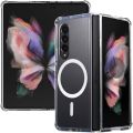 Transparent Case For Samsung Galaxy Z Fold 5, Samsung Galaxy Z Fold 4, Samsung Galaxy Z Fold 3 Phone Cases Magnetic For Samsung Z Fold 5 Fold 4 Fold 3 Magsafe Shockproof Ultra-thin Protective Cover. 