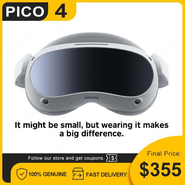 Pico 4 VR Headset All-In-One Virtual Reality Headset Pico4 3D VR Glasses 4K+ Display For Metaverse & Stream Gaming