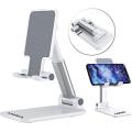 Desktop Cell Phone Stand, Mobile phone stand Foldable Portable Desktop Stand Adjustable Height and Angle Phone Holder. 