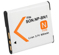 Sony NP-BN1 Camera Battery for Sony Cybershot ILCE-QX30 DSC-WX220 WX150 WX100 WX80 WX70 WX50 WX9 WX7 WX5 W830 W800. 