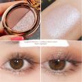2 Colors Eye Shadow Palette Matte Glitter Pearlescent Matte Orange Gold Glitter Pumpkin Portable Small Plate Beauty Makeup Abandon Abandon.