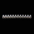 PVC Connector AC220v 12Way Electrical Screw Terminal Connector PVC Heavy Duty Plastic Barrier Terminal Block Strip For Wire Joining Electrical Cable. 