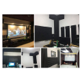 4 Pcs Large Block Foam Square Corner Audio Bass Trap Acoustic Foam Studio Sound Absorption Treatment Panels,30X30X30cm. 