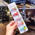 Child Fruit Hair Clip Color Quicksand Transparent Fruit Hair Clip Girl BB Edge Clip for Young Girl Kid Hair Accessories - 5 Piece. 