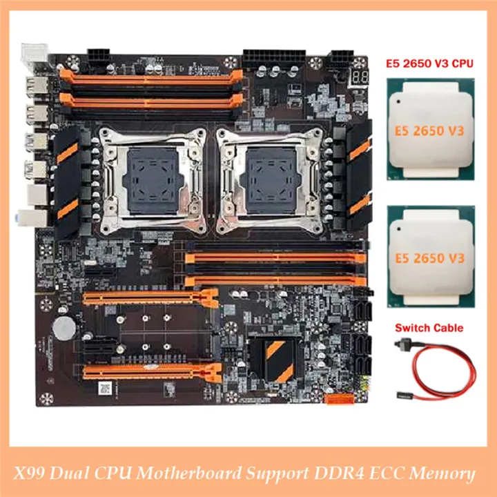 Motherboard%20Support%20DDR4%20ECC%20Memory%20Computer%20Motherboard+2XE5%202650%20V3%20CPU+Switch%20Cable%20-%20Image%202