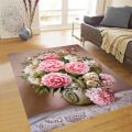 Flower 3D Carpet for Bedroom Large Floor Mat Area Rugs Anti-Slip Bathroom Kitchen Hallway Living Room Home Decor Tapis Chambre.