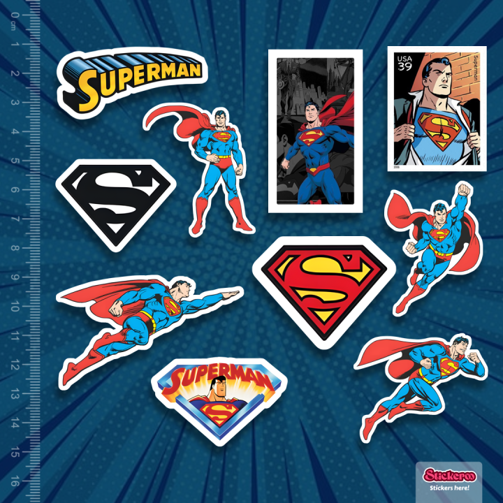 Superman Sticker Chart Superman Stickers | Stickeroo | Daraz.com.bd
