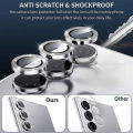 Camera Protector For Samsung Galaxy A55 A35 A 55 35 5G Metal Lens Ring Tempered Glass Somsung A55 2024 Lens film Protective Cap. 