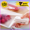 Mini home sealing machine Small household sealing machine Food bag plastic bag hand pressure sealing.