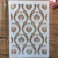 Stencil for Wall & Fashion Painting Template 10in by 8in.. 