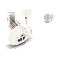 New Zinc Alloy Password Lock 3 Digital Code Anti-theft Combination Lock Hardware Security Drawer Lock Cupboard Drawer. 