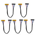 5PCS 30Pin LVDS Cable 2 Channel 8-Bit Support 1280x1024 fpr 17/19inch TFT LCD Panel. 