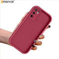 AMORVOR for Redmi Note 10 5G Xiaomi Poco M3 Pro 4G Back Cover Soft Square Ladder Silicone Camera Protection Phone Case. 