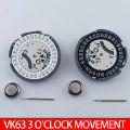 VK63A VK63 Quartz Movement Date At 3 O'clock Chronograph Watch Movement w/Battey For VK SERIES VK63A VK63 Quartz Watch. 