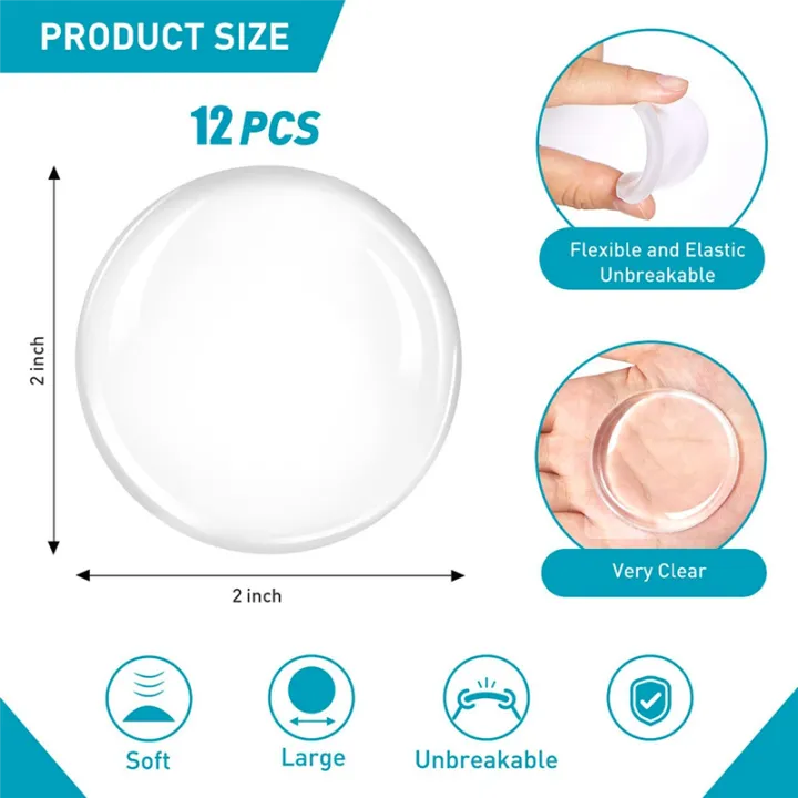 12%20Pcs%20Door%20Stoppers%20Wall%20Protector%20Clear%20Door%20Knob%20Wall%20Protector%20for%20Walls%20Protects%20Wall%20Surface%20-%20Image%207