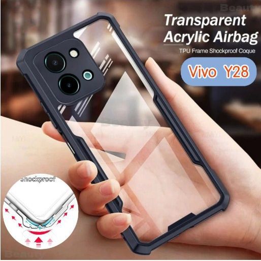 For%20Vivo%20Y28%20Shockproof%20Xundd%20TPU%20Bumper%20Clear%20Acrylic%20Mobile%20Phone%20Case%20Back%20Cover%20(Back%20Case%20Cover%20-%20Image%204
