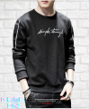 Long Sleeve  black T-shirt for Boys. 