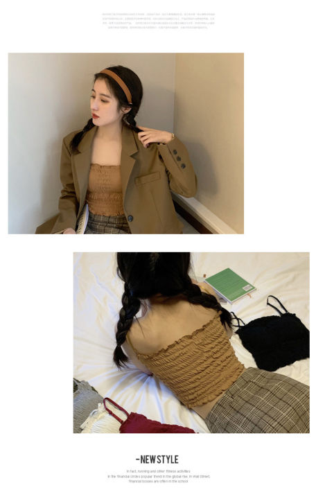 Ice%20silk%20pleated%20beautiful%20back%20camisole%20with%20chest%20pad%20tube%20top%20bottoming%20shirt%20top%20HyunA%20style%20wrapped%20chest%20underwear%20student%20girl%20-%20Image%208