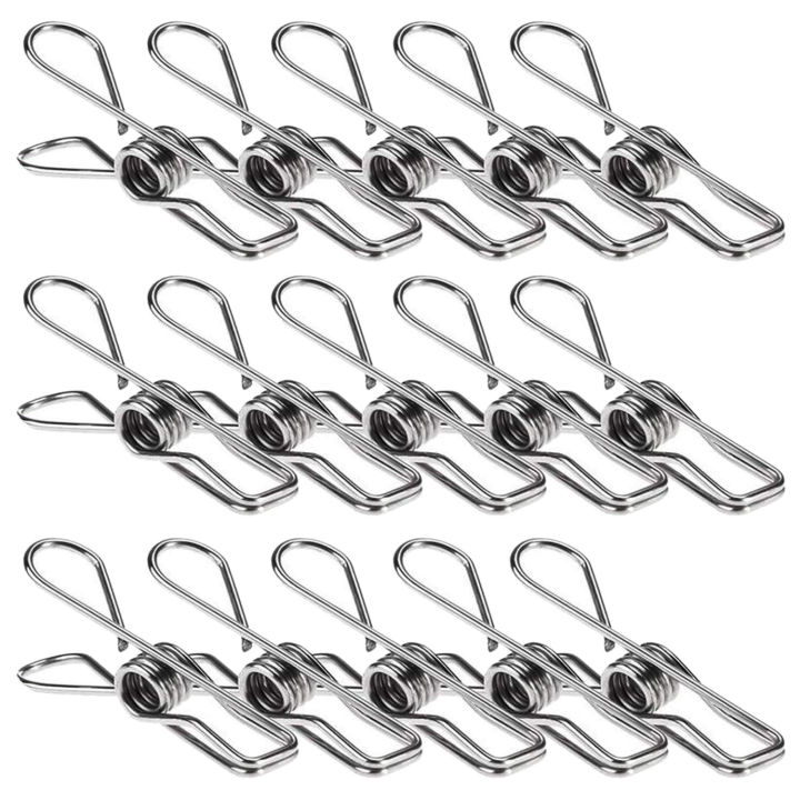 Durable%2024%20Pcs%20Stainless%20Steel%20Wire%20Clip,%20Multi-Function%20Clip,%20Utility%20Clip%20Pins%20Hanging%20Clip%20Office%20Fastener,%20Metal%20Wire%20Clip%20for%20Clothes%20Clothes%20Drying%20-%20Image%202