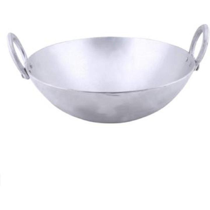 Aluminium Kadai Cookware Large size Kadhai 35 cm (Aluminium / pack of 1)