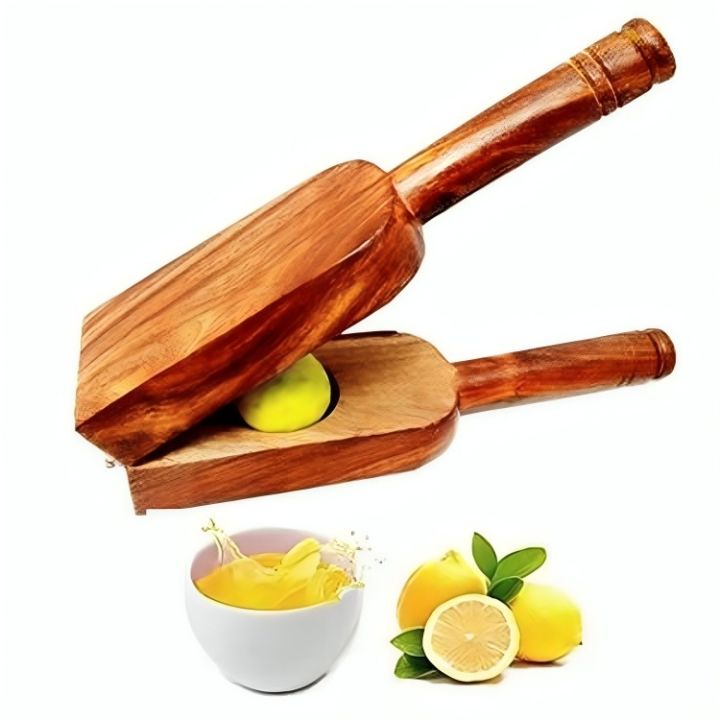 Wooden Lebu Chipa Machine-1Pcs Wooden Manual Hand Press Lemon
