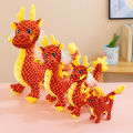 Year of the Dragon mascot dragon doll imitation dragon plush toy doll ornament mascot doll doll kids rag doll.