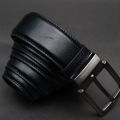 Zays Full-Grain Leather Belt For Men – Anti-Crack, Hand-Stitched, Cut-to-Fit with Luxury Box. 