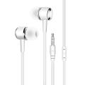 3.5mm Stereo Headphone Portable In Ear Wired Earphones 3.5mm Plug Delicate for Mobile Phone PC Laptop Computer MP3.