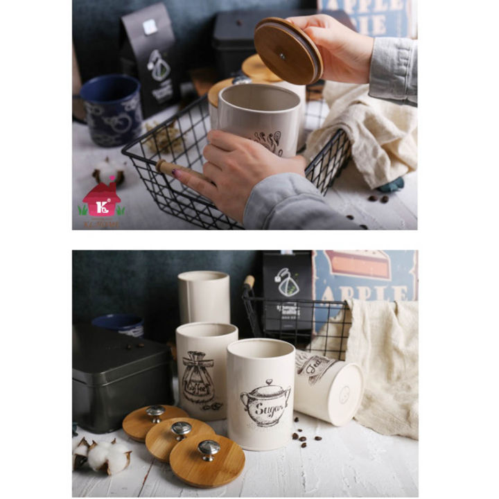 3Pcs%20Retro%20Tea%20Coffee%20Sugar%20Kitchen%20Storage%20Canisters%20Jars%20Pots%20Containers%20Tins%20-%20Image%208